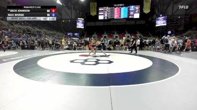 144 lbs Cons. Rd Of 64 - Beck Johnson, MN vs Max Morse, WA