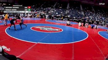 1A-138 lbs Cons. Round 2 - Anthony Adorno, Central (Macon) vs WESLEY USHER, Commerce Hs