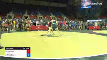 170 lbs Cons 16 #2 - Nolan Springer, Wisconsin vs Blayze Standley, Nebraska