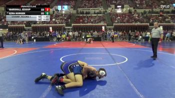 144 lbs Champ. Round 1 - Marshall Jessop, Corvallis vs Ezra Horgen, Green River Grapplers