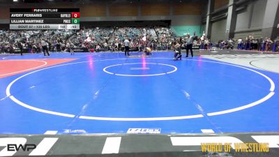 135 lbs Semifinal - Avery Ferraris, Elite Wrestling vs Lillian Martinez, Pomona Elite