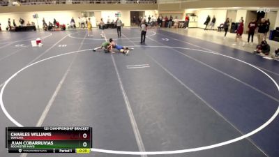 121 Championship Bracket Cons. Round 3 - Juan Cobarruvias, Rochester Mayo vs Charles Williams, Wayzata