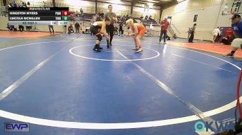 110 lbs Rr Rnd 3 - Kingston Myers, Powerhouse Elite 9u vs Lincoln McMillen, Tonkawa Takedown Club