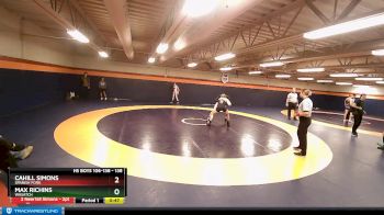 138 lbs Quarterfinal - Max Richins, Wasatch vs Cahill Simons, Spanish Fork