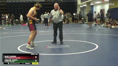 197 lbs Cons. Round 5 - Feroze Azimy, Chabot College vs Alec Coffin, Sacramento City College