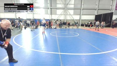 215 lbs Cons. Round 2 - Julian Montoya, Whatcom Wrestling Academy vs Deklin Graham, Ellensburg Wrestling Club