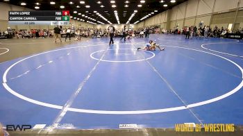 43 lbs Quarterfinal - Faith Lopez, POWA 9U vs Canton Cargill, Powerhouse Elite 9U
