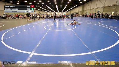 43 lbs Quarterfinal - Faith Lopez, POWA 9U vs Canton Cargill, Powerhouse Elite 9U