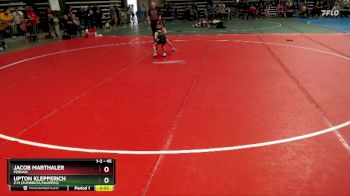 45 lbs Quarterfinal - Upton Klepperich, Z-M (Zumbrota/Mazeppa) vs Jacob Marthaler, Perham