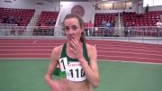 Molly Huddle after 5K rust buster makes 1/2 marathon announcement at BU Last Chance Meet