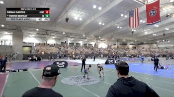 85 lbs 3rd Place Match - Ronan Bentley, Iron Knights vs Roman Santos, Sumner County Wrestling Club