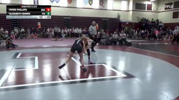 100 lbs 1st Place Match - Piper Phillips, Mason City vs Elizabeth Burns, Prairie, Cedar Rapids