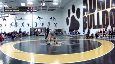 180 lbs Round 3 (16 Team) - Isabella Phillips, Gannon University vs Madeline Hodges, Sacred Heart University