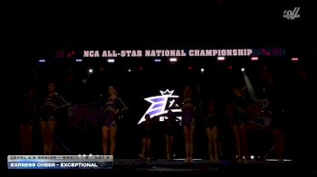 Express Cheer - Exceptional [2026 L4.2 Senior - Small - B Day 2] 2026 NCA All-Star National Championship
