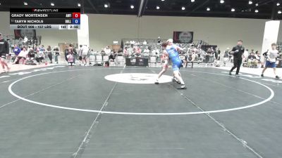 157 lbs Cons. Quarters - Grady Mortensen, Angry Fish vs Taryn Nichols, Bulltrained