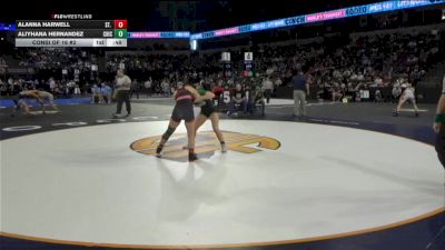 125 lbs Consi Of 16 #2 - Alanna Harwell, St. Mary`S (SJ) vs Aliyhana Hernandez, Chico (NS)