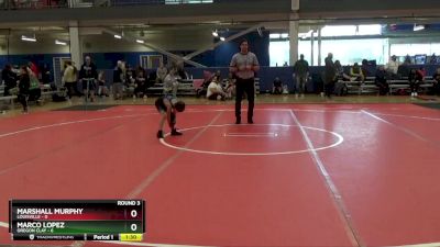 50 lbs Round 3 (6 Team) - Marshall Murphy, Louisville vs Marco Lopez, Oregon Clay