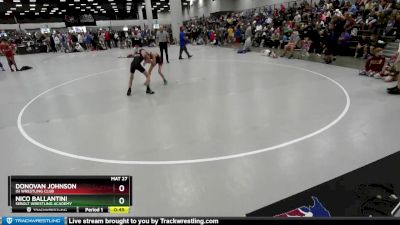 84 lbs Cons. Round 2 - Donovan Johnson, ISI Wrestling Club vs Nico Ballantini, Sebolt Wrestling Academy