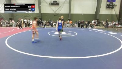 U14 FS - 92 lbs Cons. Semis - Peyton Thomas, Thunder Mountain Wrestling Club vs Cylus Turner, NWWC