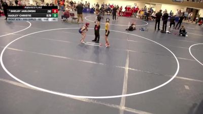 10U GIRLS - 67 lbs 3rd Place Match - Ariana Callies, MN Elite Wrestling Club vs Naomi Smith, Big Lake Youth Wrestling