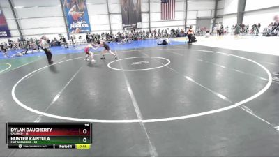 96 lbs Rd# 4- 2:00pm Friday Final Pool - Hunter Kapitula, Mat Assassins vs Dylan Daugherty, Cali Red