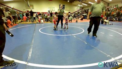 40 lbs Round Of 16 - Samuel Kimsey, Skiatook Youth Wrestling vs Benjamin Kroll, Raw Wrestling Club
