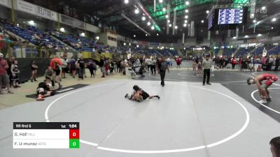 66 lbs Rr Rnd 5 - Garrett Hall, Teller Takedown WC vs Francisco Urrea-munoz, Hotshots