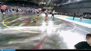 63 lbs Quarterfinal - Lorena Thompson, Toppenish USA Wrestling Club vs Jaslene Rappisi, FordDynastyWrestlingClub