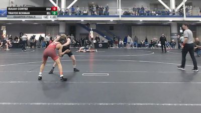 133 lbs Quarterfinal - Isaiah Cortez, Spartan Wrestling Club - UnAttached vs Trayce Eckman, Bellarmine