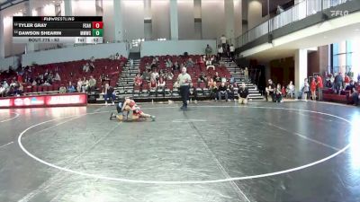 63 lbs Cons. Round 1 - Tyler Gray, Noke Wrestling RTC vs Dawson Shearin, Midlothian Miners Wrestling Club