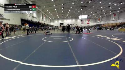 120 lbs 1st Place Match - Daniel Prus, Willpower Wrestling Club vs Joshua Fasulo, Brawler Elite