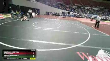 4A-132 lbs Cons. Round 1 - Chase Ringwald, Philomath vs Mathyis Horton, Klamath Union