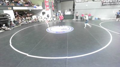 120 lbs Kaden Owens, NAWA - North Area Wrestling Association vs Ryder Doleschal, BAWA-Bay Area Wrestling Association