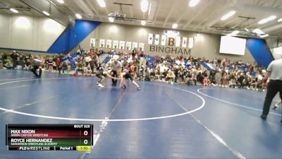 88 lbs Quarterfinal - Royce Hernandez, Sanderson Wrestling Academy vs Max Nixon, Green Canyon Wrestling