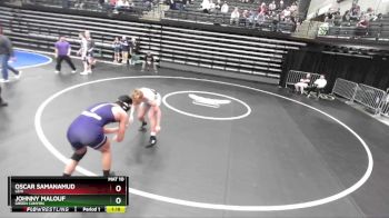 153 lbs Cons. Round 1 - Oscar Samanamud, Lehi vs Johnny Malouf, Green Canyon