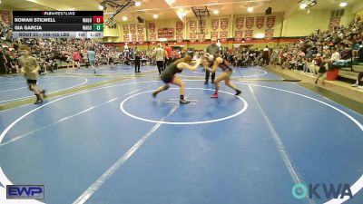 145-155 lbs Rr Rnd 1 - Rowan Stilwell, Wagoner Takedown Club vs Gia Garcia, Wagoner Takedown Club