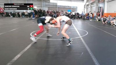 120 lbs Round 3 (8 Team) - Sanchir Edington, Freakztyle Wrecking Crew vs Nash Edwards, Warner Elite