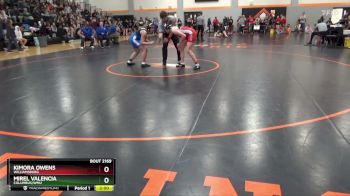 JV-15 lbs Round 2 - Mirel Valencia, Columbus/WMU vs Kimora Owens, Williamsburg