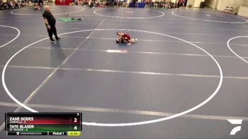 50 lbs Round 3 (6 Team) - Tate Blaser, St. Francis vs Zane Godes, Lakeville