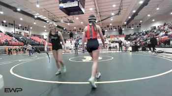 100 lbs Quarterfinal - Taylor Archuleta, Sallisaw Lady Black Diamonds vs Hannah Hebert, Oologah