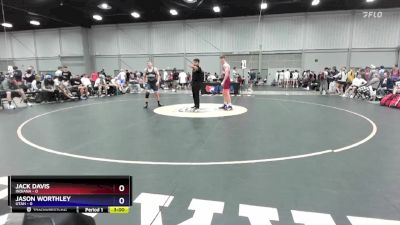 144 lbs Placement Matches (8 Team) - Jack Davis, Indiana vs Jason Worthley, Utah