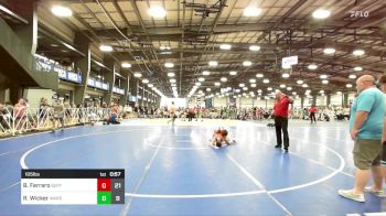 105 lbs Rr Rnd 1 - Bennett Ferraro, Buffalo Valley Wrestling Club - Black vs Reed Wicker, Warrior RTC