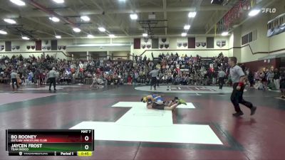 J-6 lbs Quarterfinal - Bo Rooney, Outlaw Wrestling Club vs Jaycen Frost, Team Bosco