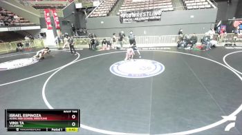 120 lbs Cons. Round 1 - Israel Espinoza, Alisal High School Wrestling vs Vinh Ta, California