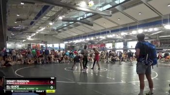 160 lbs Quarters & 1st Wb (16 Team) - Sidney Frierson, Alabama Elite White vs Eli Quick, Gulf Coast Grappling Academy