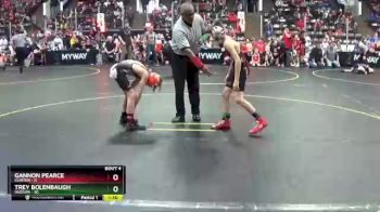77 lbs Quarterfinals (8 Team) - Gannon Pearce, Clinton vs Trey Bolenbaugh, Hudson