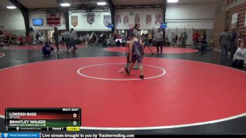 7 lbs Round 4 - Lowden Bass, DC Elite vs Brantley Walker, Keokuk Kids Wrestling Club