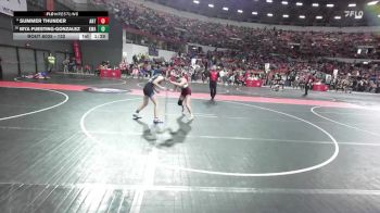 132 lbs Champ. Round 1 - Mya Fuesting-Gonzalez, Kenosha Wrestling Academy vs Summer Thunder, Antigo