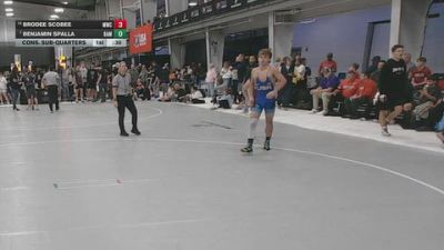 144 lbs Cons. Sub-quarters - Benjamin Spalla, BAM vs Brodee Scobee, MWC
