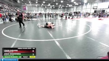 165 lbs Round 2 - Emmit Rivadeneira, Silver Valley WC vs Chase Svelmoe, Prometheus WC